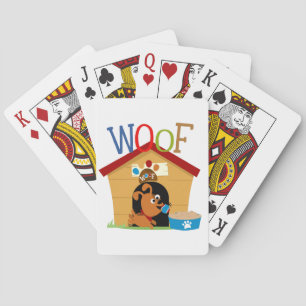 Woof Dog Playing Cards