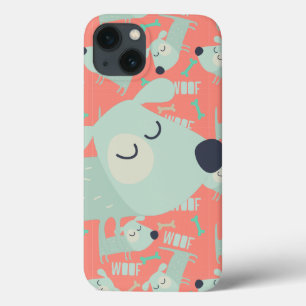 Woof Dogs and Bones iPhone 13 Case