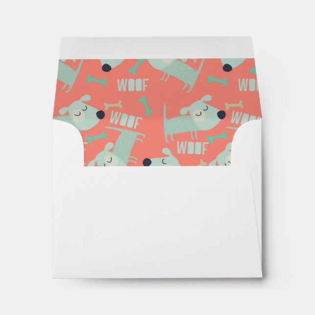 Woof Dogs and Bones Envelopes (Back (Bottom))