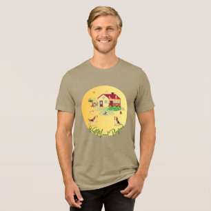 Woof Meow! Playtime! – Cute Dogs & Cats Tri-Blend Shirt