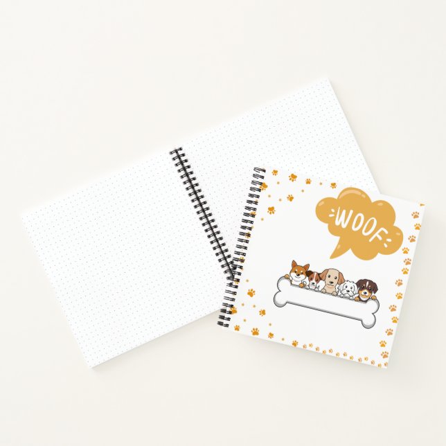 Woof & Wiggles , Dog Squad  Notebook (Inside)