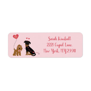 Woof You Be Mine Valentine Dogs