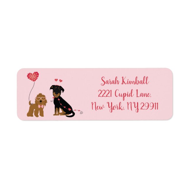 Woof You Be Mine Valentine Dogs (Front)