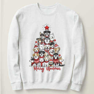 Woofmas Christmas Tree Ugly Sweatshirt