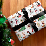 Woofy Christmas Cute Watercolor Naughty Dogs Wrapping Paper<br><div class="desc">Cute and adorable Woofy Christmas wrapping paper featuring our adorable hand-painted watercolor mischievous naughty dogs in a repeat pattern. This mischievous dog's Christmas wrapping paper sheets are perfect for animal lovers and makes an excellent gift. All illustrations are hand-drawn original artwork by Moodthology.</div>