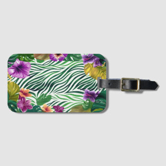 Wooing jungle harmony luggage tag