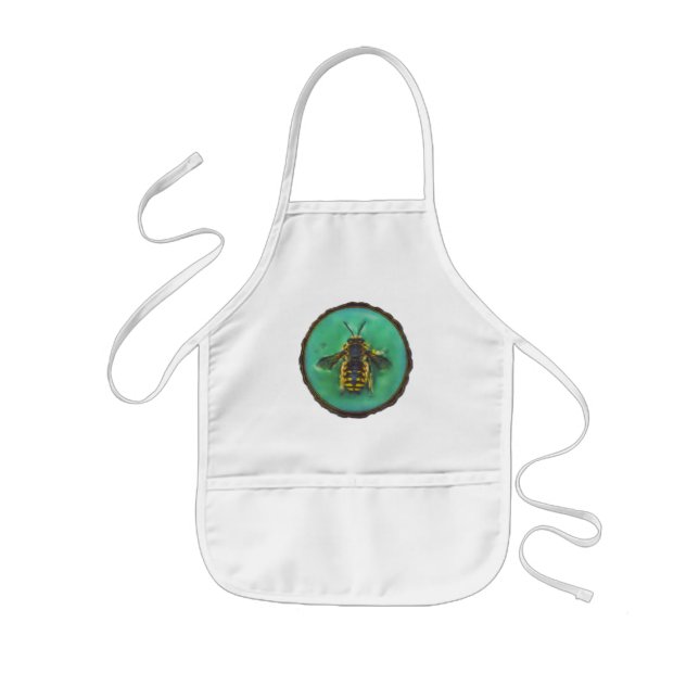 Wool Carder Bee Kids Apron (Front)