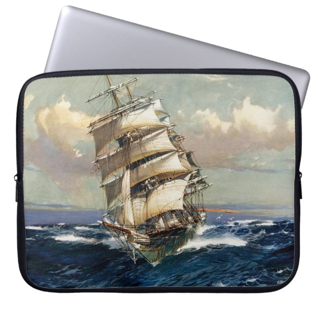 Wool Clipper Satamis Laptop Sleeve (Front)