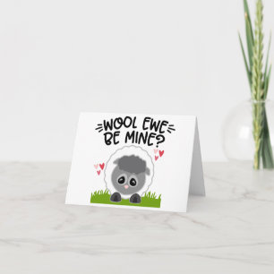 WOOL EWE BE MINE HOLIDAY CARD