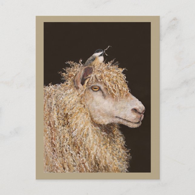 Wool gatherer postcard (Front)