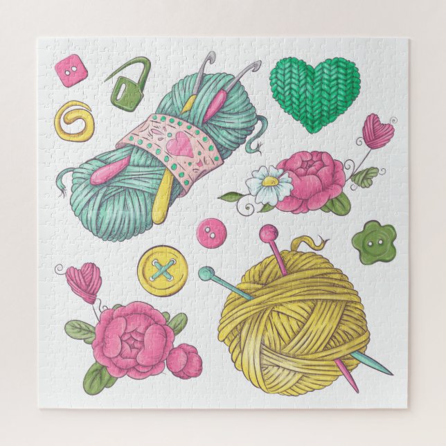 wool jigsaw puzzle (Vertical)