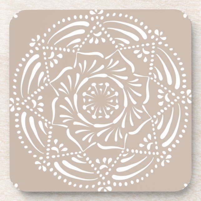 Wool Mandala Coaster (Front)