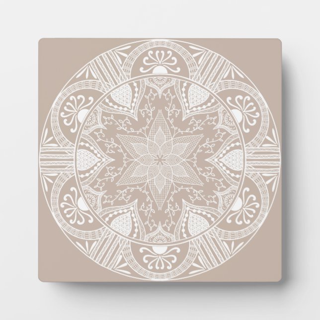 Wool Mandala Plaque (Front)