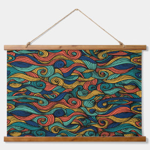 wool pattern paisley hanging tapestry