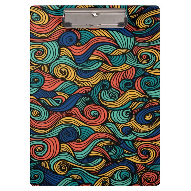 Wool Topped paisley      Clipboard (Front)
