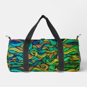 Wool Topped paisley      Duffle Bag
