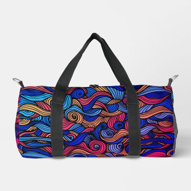 Wool Topped paisley      Duffle Bag (Front)