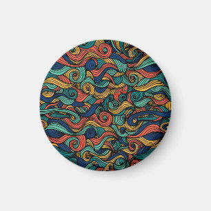 Wool Topped paisley      Magnet