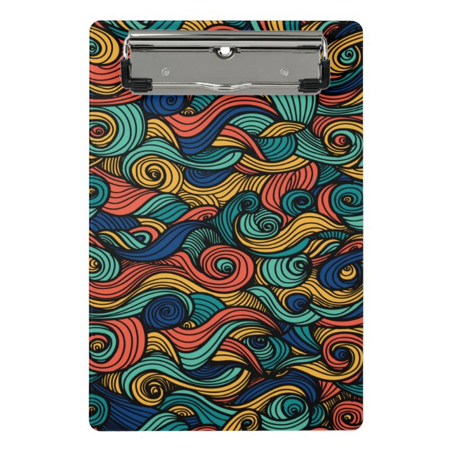 Wool Topped paisley      Mini Clipboard (Front)