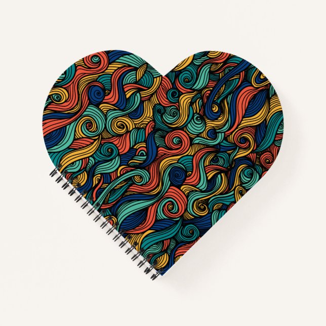 Wool Topped paisley      Notebook (Front)