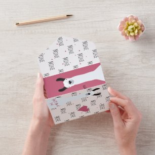 Wool You Be Mine? You’re Llamazing! Cute Llama Pun All In One Invitation