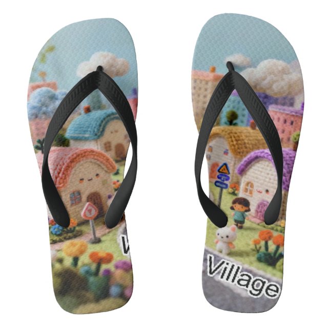 Woolen Village  Jandals (Footbed)