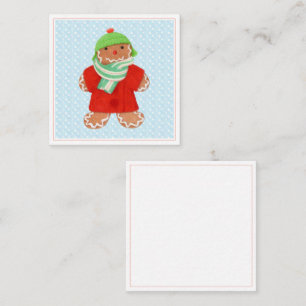 WOOLIE GINGERBREAD 2.5" Square Flat Card