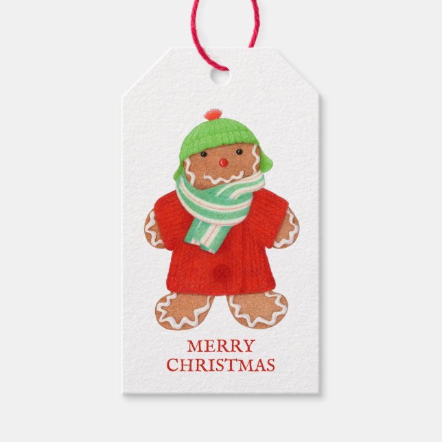 WOOLIE GINGERBREAD Gift Tags (Front)