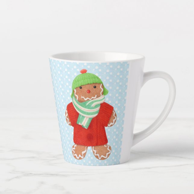 WOOLIE GINGERBREAD Latte Mug (Right)