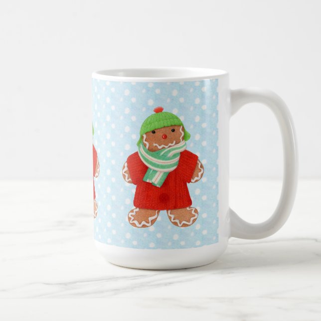 WOOLIE GINGERBREAD Tall White Mug (Right)