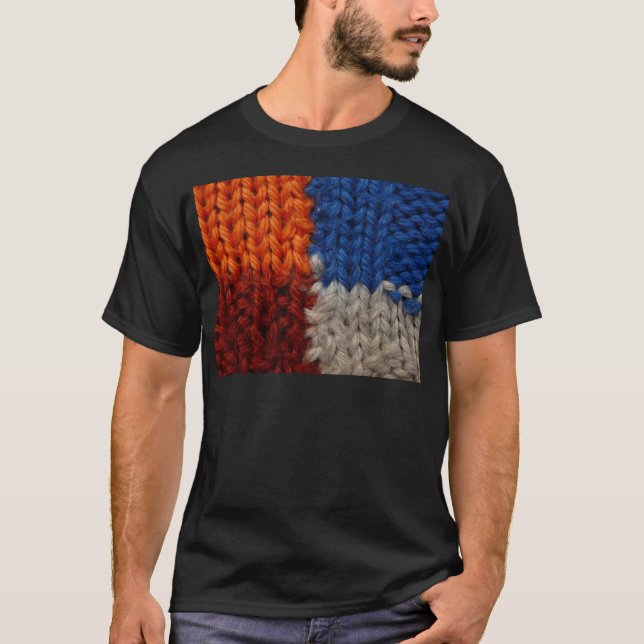 Woollen Pattern T-Shirt (Front)