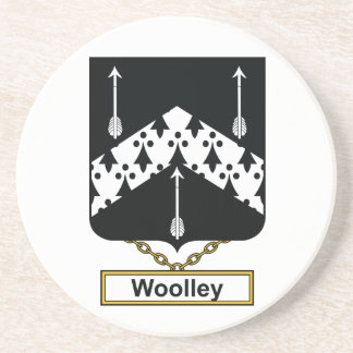 Woolley Family Crest Coaster