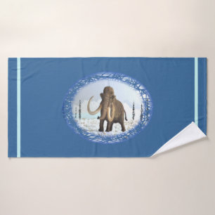 Woolly Mammoth Bath Towel