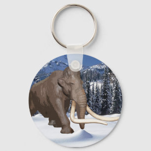 Woolly Mammoth Keychain