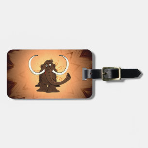 Woolly Mammoth Luggage Tag