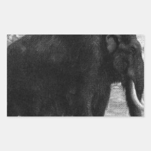 Woolly Mammoth Mod Destiny Rectangular Sticker