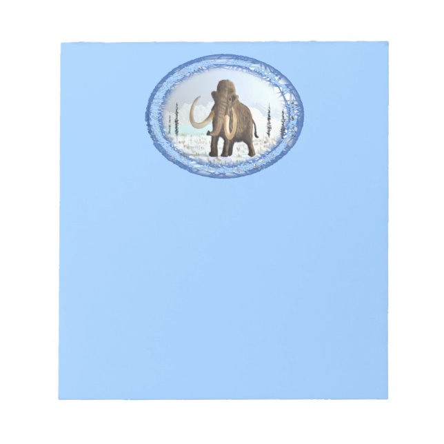 Woolly Mammoth Notepad (Front)