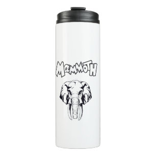 Woolly Mammoth Prehistoric Animal ice age  Thermal Tumbler