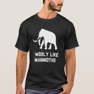 Woolly Mammoth Pun Joke Extinct Elephant Animal T-Shirt