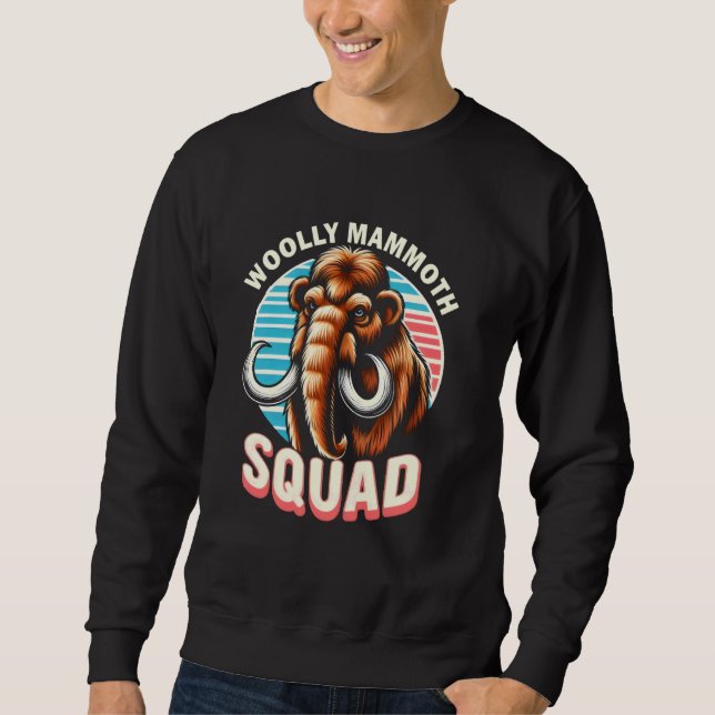 Woolly Mammoth Squad Vintage Sweatshirt (Front)