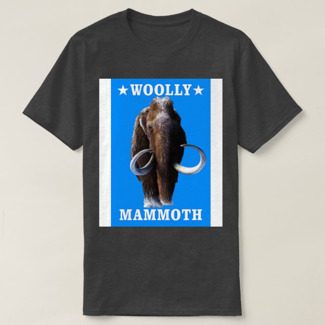 Woolly Mammoth T-Shirt (Design Front)