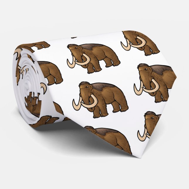 Woolly Mammoth Tie (Rolled)