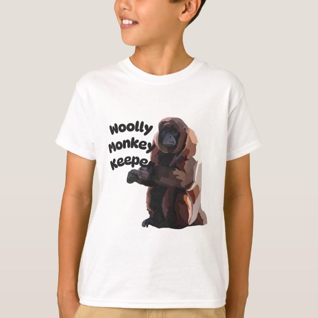 Woolly Monkey Keeper T-Shirt (Front)