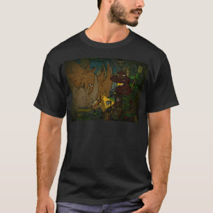 Woolly Rhino'S In New York Apocalypse Hunter. T-Shirt