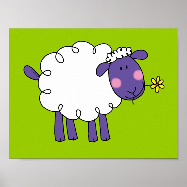 Woolly sheep poster (Front)