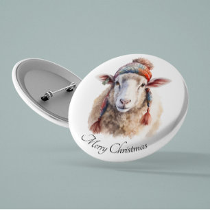 Woolly Wonderland, custom 3 Cm Round Badge