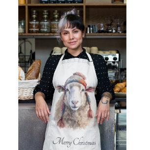 Woolly Wonderland, custom Apron