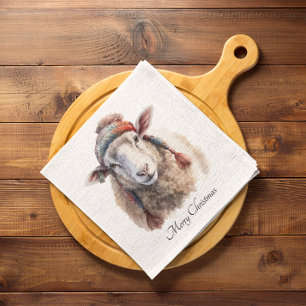 Woolly Wonderland, custom Napkin