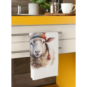 Woolly Wonderland, custom Tea Towel
