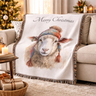 Woolly Wonderland, custom Throw Blanket